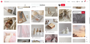 Pinterest, Business, Wall, niche. Story board, Virtual Escape, Aesthetic, Today Tab